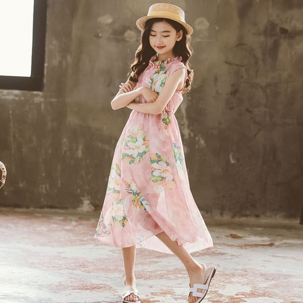 teenage girls dress floral pattern dresses for kids sleeveless 2022 summer party casual cute children clothing 3-13 years old, Red;yellow
teenage girls dress floral pattern dresses for kids sleeveless 2022 summer party casual cute children clothing 3-13 years old, Red;yellow