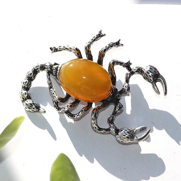 pins, brooches farlena jewelry semi-precious stone insect brooch men scorpion badge pins vintage opal for women clothing accessories, Gray
pins, brooches farlena jewelry semi-precious stone insect brooch men scorpion badge pins vintage opal for women clothing accessories, Gray