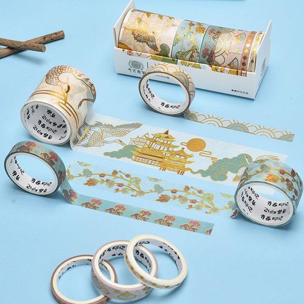 gift wrap 6roll/set washi tape japanese retro paper stickers diy decorative set scrapbooking adhesive washitape stationary
gift wrap 6roll/set washi tape japanese retro paper stickers diy decorative set scrapbooking adhesive washitape stationary
