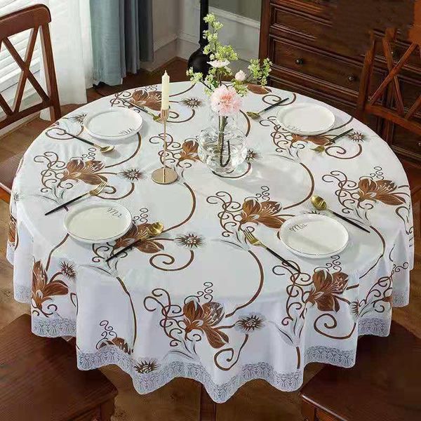 table cloth round tablecloth pastoral ins style pvc waterproof oil proof wash scald household dust protection cover
table cloth round tablecloth pastoral ins style pvc waterproof oil proof wash scald household dust protection cover