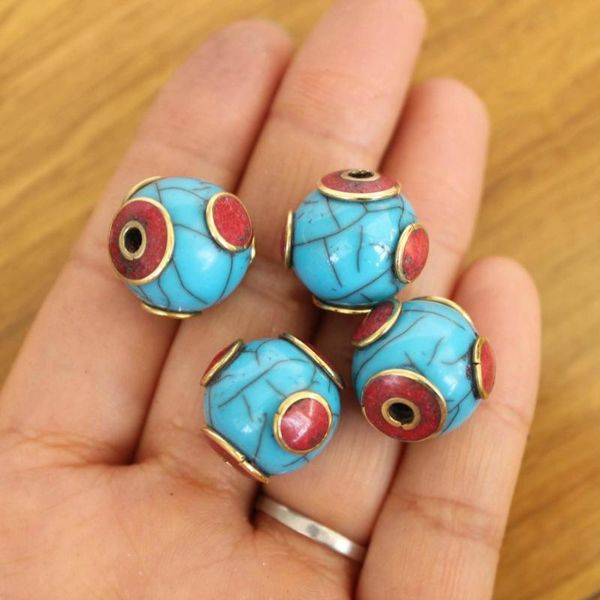 other bd224 nepal handmade beads for jewelry making tibetan resin 17mm blue color loose diy accessories 4 lot
other bd224 nepal handmade beads for jewelry making tibetan resin 17mm blue color loose diy accessories 4 lot