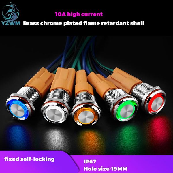 smart home control yzwm 19mm self locking metal button switch power supply start swith light waterproof 10a high current 12v24v220v
smart home control yzwm 19mm self locking metal button switch power supply start swith light waterproof 10a high current 12v24v220v