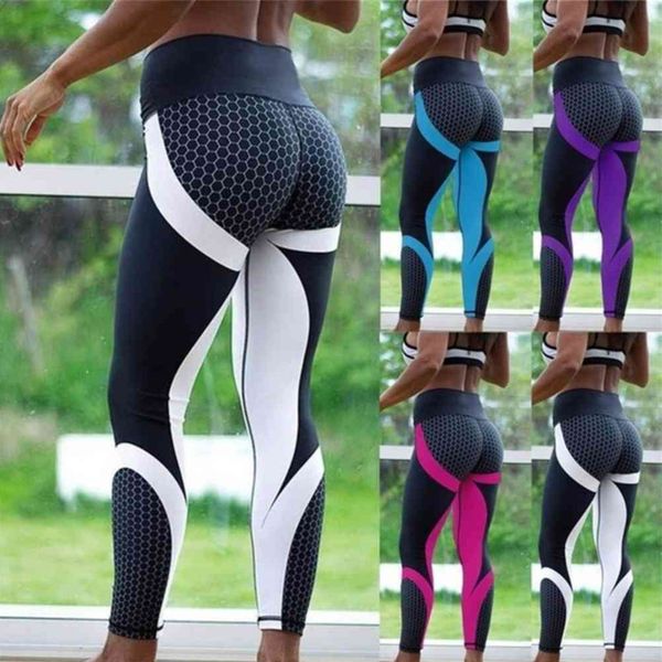 spring summer honeycomb digital printing women's hip lifting high waist sports yoga leggings fashion ladies gym running pants clothes s, White
spring summer honeycomb digital printing women's hip lifting high waist sports yoga leggings fashion ladies gym running pants clothes s, White