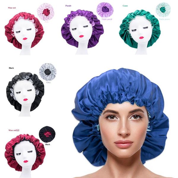 double-layer satin nightcap with adjustable buckle beauty thermal heat cap pile wholesale stain bonnet beanie/skull caps, Blue;gray
double-layer satin nightcap with adjustable buckle beauty thermal heat cap pile wholesale stain bonnet beanie/skull caps, Blue;gray