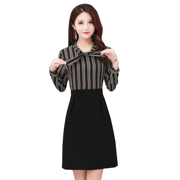 casual dresses women's spring autumn style dress v-neck bow fake two pieces long sleeve korean 3138, Black;gray
casual dresses women's spring autumn style dress v-neck bow fake two pieces long sleeve korean 3138, Black;gray