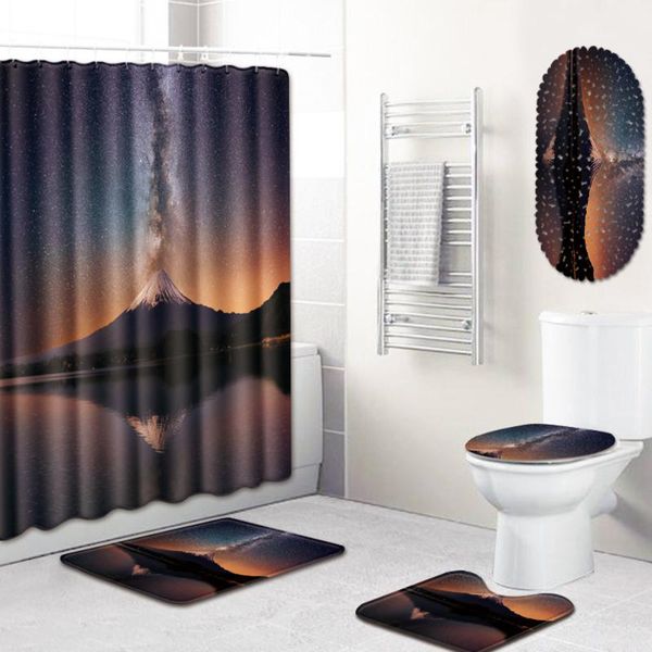 bath mats starry shower curtain bathroom mat five-piece toilet carpet decoration rug
bath mats starry shower curtain bathroom mat five-piece toilet carpet decoration rug