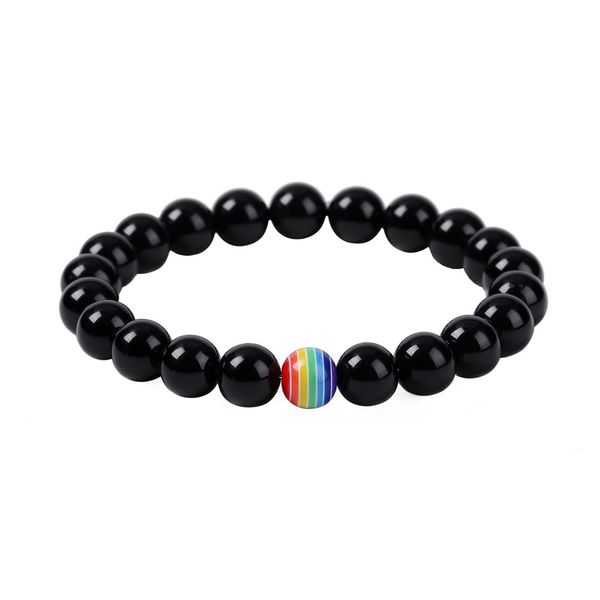 bijoux de mode nouveau bracelet créatif de lumière noire 8mm yoga sept couleurs énergie pierre volcanique bracelets et bracelets glaciés, Black
bijoux de mode nouveau bracelet créatif de lumière noire 8mm yoga sept couleurs énergie pierre volcanique bracelets et bracelets glaciés, Black