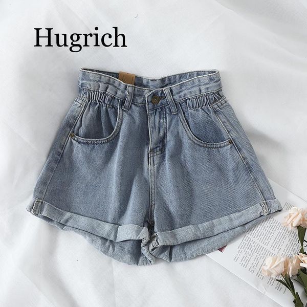 summer vintage curling denim shorts women button zipper pocket elastic high waist jeans short female pants women's, White;black
summer vintage curling denim shorts women button zipper pocket elastic high waist jeans short female pants women's, White;black