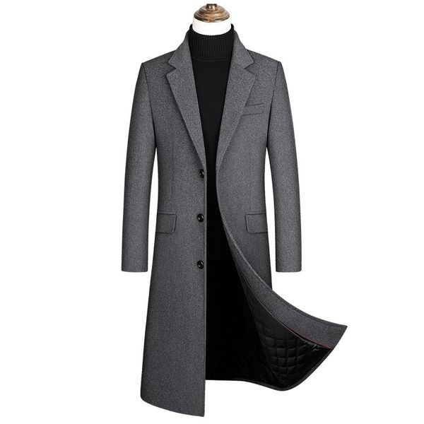 men's & blends extra long wool trench male winter brand mens cashmere coat slim fit woolen peacoat windbreaker manteau homme 4xl1 tzpj, Black
men's & blends extra long wool trench male winter brand mens cashmere coat slim fit woolen peacoat windbreaker manteau homme 4xl1 tzpj, Black