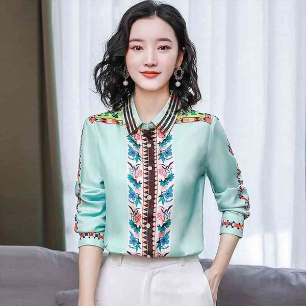 tingyili retro floral mint for women office ladies long sleeve satin shirt korean style plus size boho blouse 2xl, White
tingyili retro floral mint for women office ladies long sleeve satin shirt korean style plus size boho blouse 2xl, White
