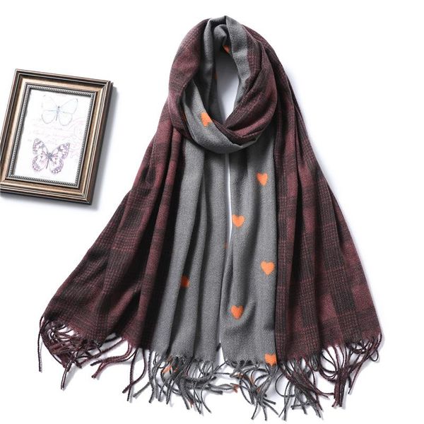 winter warm shawl and wraps lady long tassel female foulard thick blanket plaid cashmere women scarf scarves, Blue;gray
winter warm shawl and wraps lady long tassel female foulard thick blanket plaid cashmere women scarf scarves, Blue;gray