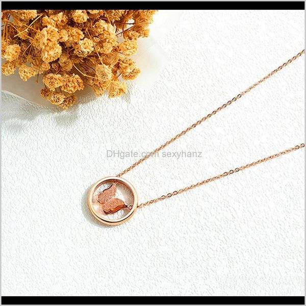 necklaces & pendants drop delivery 2021 fashion rose gold chain womens charm choker necklace butterfly pendant design stainless steel jewelr, Silver
necklaces & pendants drop delivery 2021 fashion rose gold chain womens charm choker necklace butterfly pendant design stainless steel jewelr, Silver