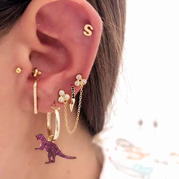 stud botton cz bar arrond ear design european women multi piercing delicate minimal jewelry 925 sterling silver earring, Golden;silver
stud botton cz bar arrond ear design european women multi piercing delicate minimal jewelry 925 sterling silver earring, Golden;silver