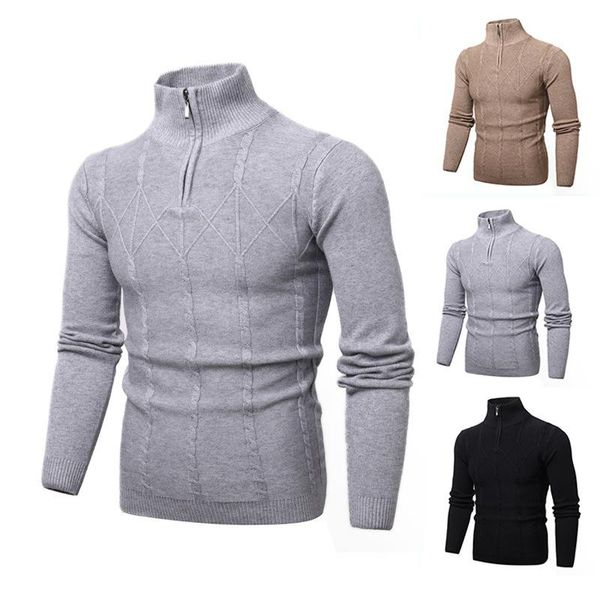 men's sweaters luclesam winter men solid color stripe turtleneck male ribbed hem keep warm pullovers sueter masculino blusa de frio, White;black
men's sweaters luclesam winter men solid color stripe turtleneck male ribbed hem keep warm pullovers sueter masculino blusa de frio, White;black