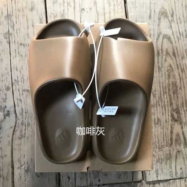 pure original coconut slippers kanye the same flip-flop slide warm sand color men's and women's correct beach zmm, Black
pure original coconut slippers kanye the same flip-flop slide warm sand color men's and women's correct beach zmm, Black
