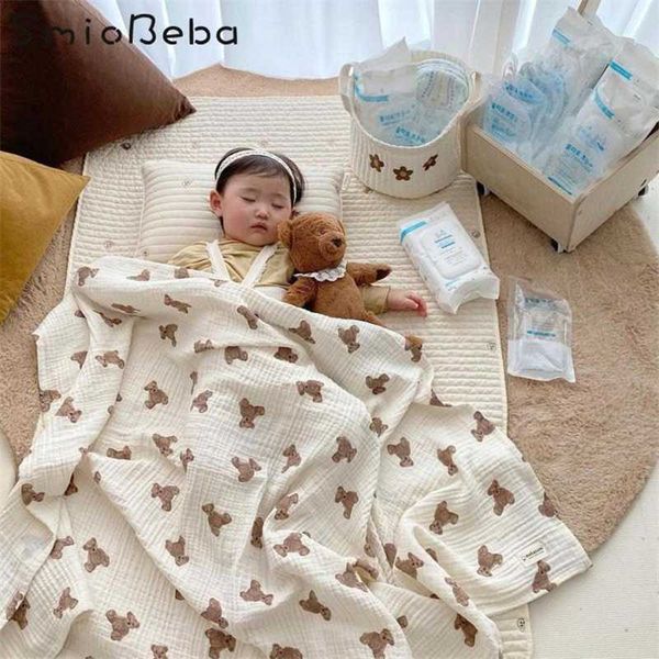 korean born baby boys girls blanket cotton warm quilt veil cartoon bear muselina algodon 120 x 110cm foto kocyk 210927
korean born baby boys girls blanket cotton warm quilt veil cartoon bear muselina algodon 120 x 110cm foto kocyk 210927