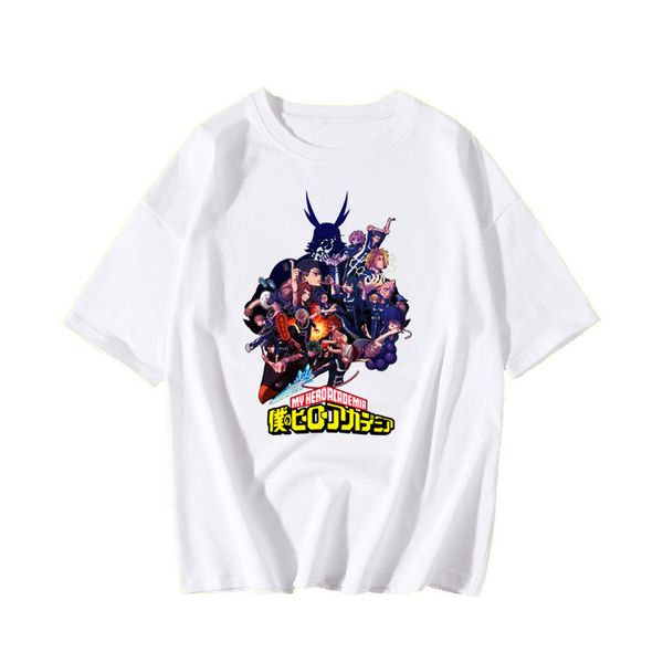 2019 anime my hero academia loose trend short-sleeved men's and women's t-shirts for sale online, White;black
2019 anime my hero academia loose trend short-sleeved men's and women's t-shirts for sale online, White;black