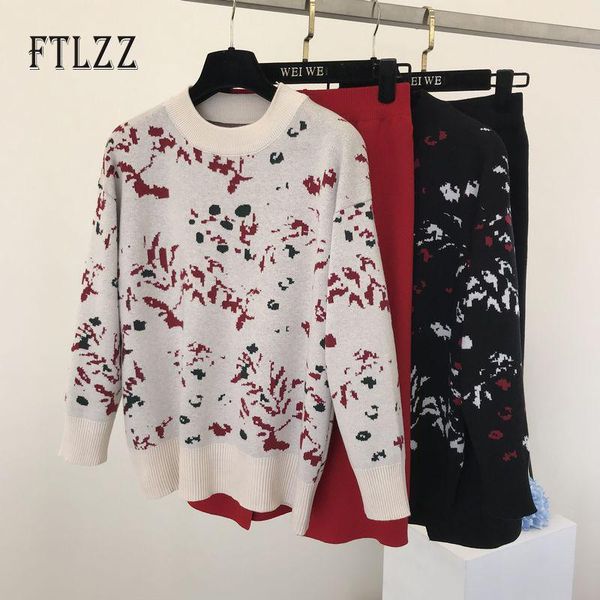 two piece dress 2021 women fashion sets spring autumn pullover swrater + skrits knitted suits woman outfit clothes tracksuits, White
two piece dress 2021 women fashion sets spring autumn pullover swrater + skrits knitted suits woman outfit clothes tracksuits, White