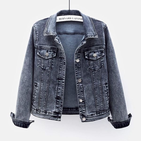 women's jackets korean fashion black short denim jacket women student outerwear chaquetas mujer plus size loose basic jeans coat female, Black;brown
women's jackets korean fashion black short denim jacket women student outerwear chaquetas mujer plus size loose basic jeans coat female, Black;brown