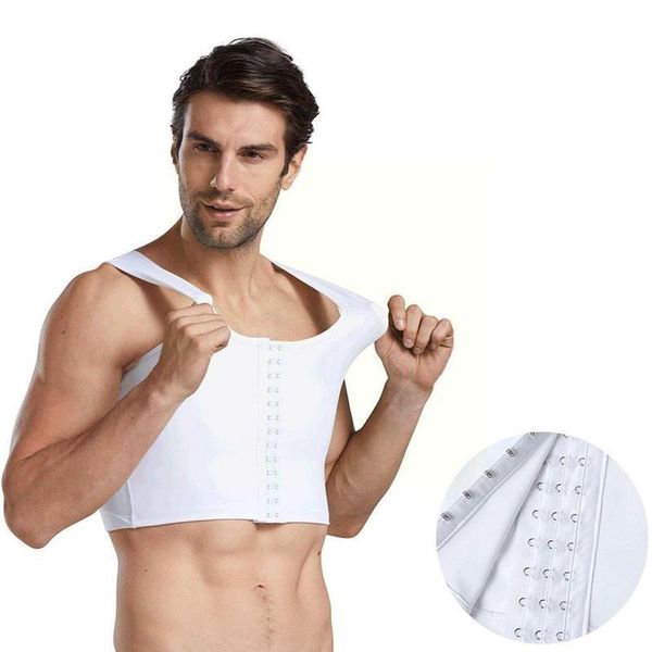 gym clothing men shapewear corset weight vest three-breasted double shaper underwear control v tighten back slimming chest compression b i9q, White;black
gym clothing men shapewear corset weight vest three-breasted double shaper underwear control v tighten back slimming chest compression b i9q, White;black