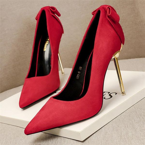dress shoes women luxury design stiletto pumps .5cm high heels bridal wedding scarpins lady suede pointed toe butterfly knots female, Black
dress shoes women luxury design stiletto pumps .5cm high heels bridal wedding scarpins lady suede pointed toe butterfly knots female, Black
