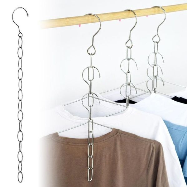 hangers & racks stainless steel clothes chain hanger with nine-hole wardrobe organizer save space ring shop display hooks
hangers & racks stainless steel clothes chain hanger with nine-hole wardrobe organizer save space ring shop display hooks