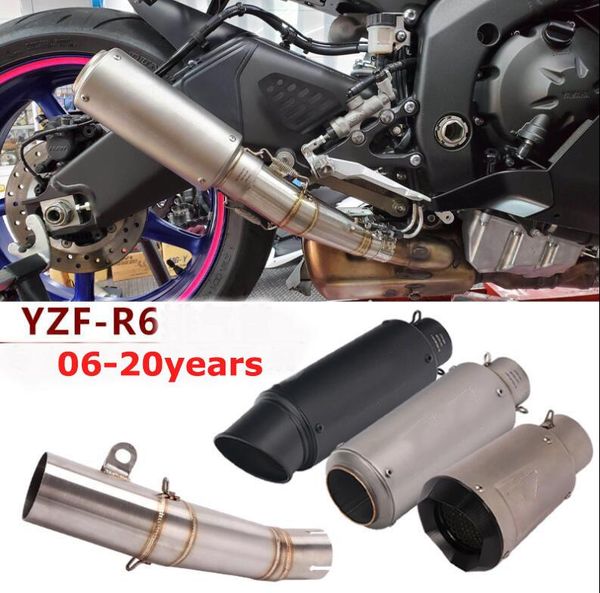 motorcycle exhaust pipe for r6 middle section yzf-r6 modified street-fried 2006-2021 years system
motorcycle exhaust pipe for r6 middle section yzf-r6 modified street-fried 2006-2021 years system