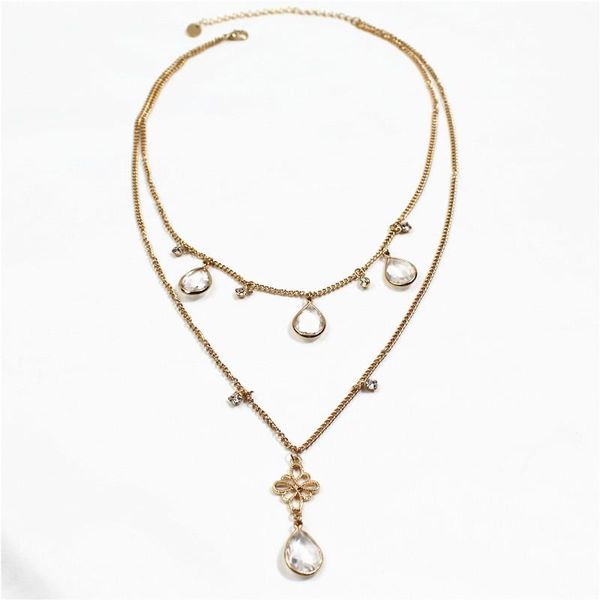 pendant necklaces multi - layered water drop joker style female necklace, Silver
pendant necklaces multi - layered water drop joker style female necklace, Silver