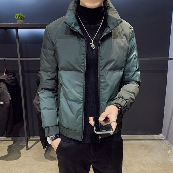 2020 winter new fashion mainly promot trend coat men's padded et shopkeeper style short cotton, Black 
2020 winter new fashion mainly promot trend coat men's padded et shopkeeper style short cotton, Black