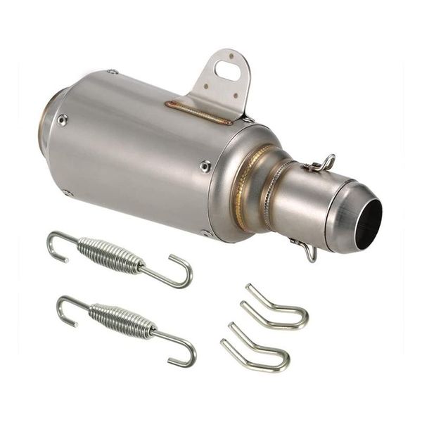 motorcycle exhaust system 51mm universal atv frosting stainless steel pipe muffler-silver
motorcycle exhaust system 51mm universal atv frosting stainless steel pipe muffler-silver