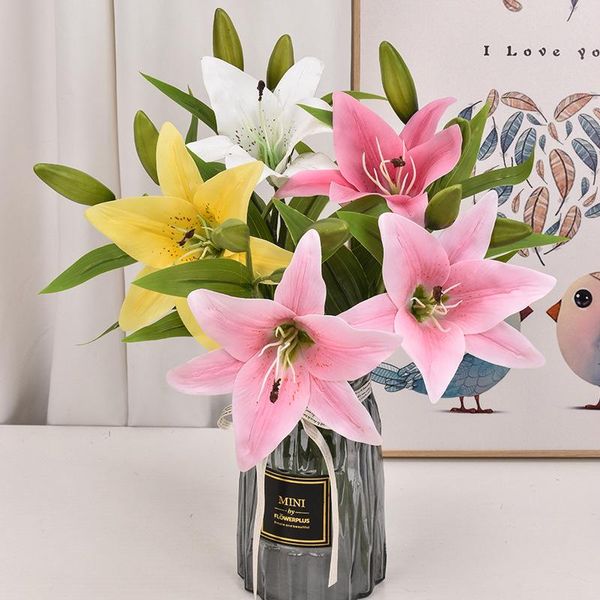 decorative flowers & wreaths 1 pcs artificial lily fake plants home-decoration wedding staff
decorative flowers & wreaths 1 pcs artificial lily fake plants home-decoration wedding staff