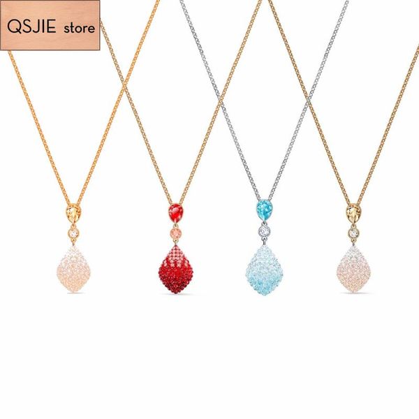 chains swa style. elegant, elegant and noble drop shape gradient tone necklace charming fashion jewelry, Silver
chains swa style. elegant, elegant and noble drop shape gradient tone necklace charming fashion jewelry, Silver