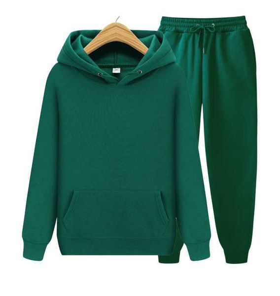 men's tracksuits 2021 autumn and winter solid color sports fashion pullover hooded sweater suit, Gray
men's tracksuits 2021 autumn and winter solid color sports fashion pullover hooded sweater suit, Gray