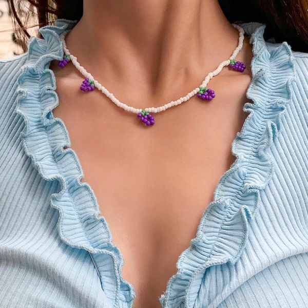 pendant necklaces ingemark korean cute purple grapes choker necklace for women gothic harajuku pearl chain aesthetic fashion jewelry 2021, Silver
pendant necklaces ingemark korean cute purple grapes choker necklace for women gothic harajuku pearl chain aesthetic fashion jewelry 2021, Silver