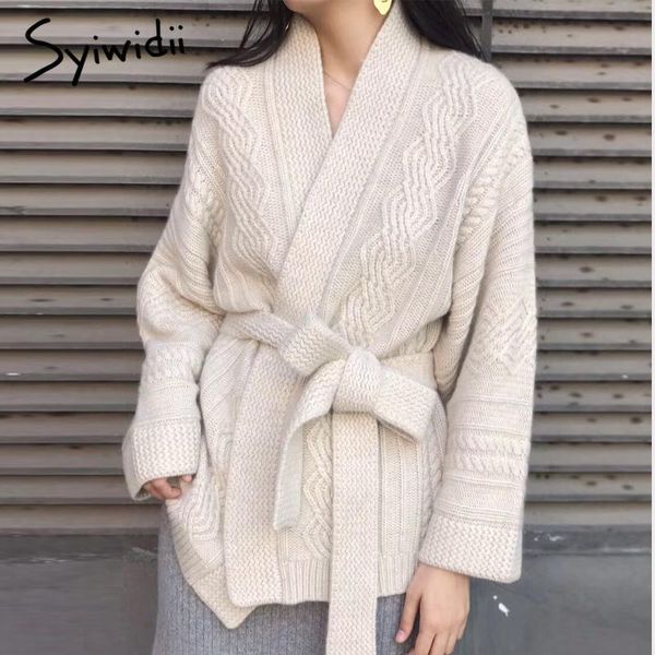 women's knits & tees syiwidii cardigan sweater women fall winter 2021 korean casual pullovers v neck long sleeve loose knitting jumper, White
women's knits & tees syiwidii cardigan sweater women fall winter 2021 korean casual pullovers v neck long sleeve loose knitting jumper, White