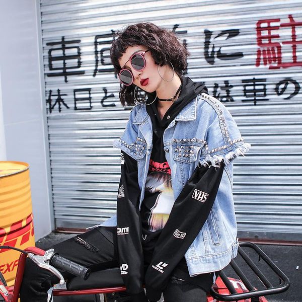 women high street rivet waistcoat summer short style sleeveless jacket turn down collar denim vest women's jackets, Black;brown
women high street rivet waistcoat summer short style sleeveless jacket turn down collar denim vest women's jackets, Black;brown