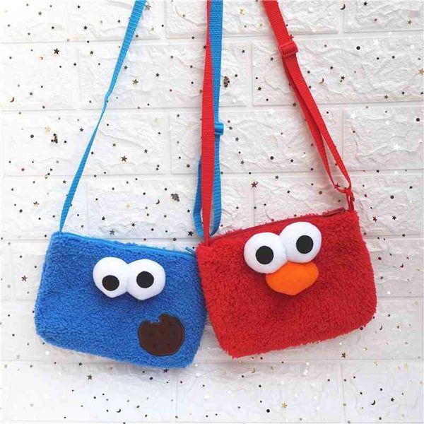 cute plush messenger change hand bag one shoulder backpack sesame street red blue cartoon doll bag
cute plush messenger change hand bag one shoulder backpack sesame street red blue cartoon doll bag