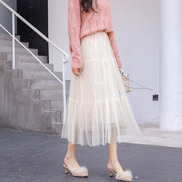 skirts spring autumn korean long skirt high waist mesh s womens super chic gentle fairy women jupe femme 03g5, Black
skirts spring autumn korean long skirt high waist mesh s womens super chic gentle fairy women jupe femme 03g5, Black