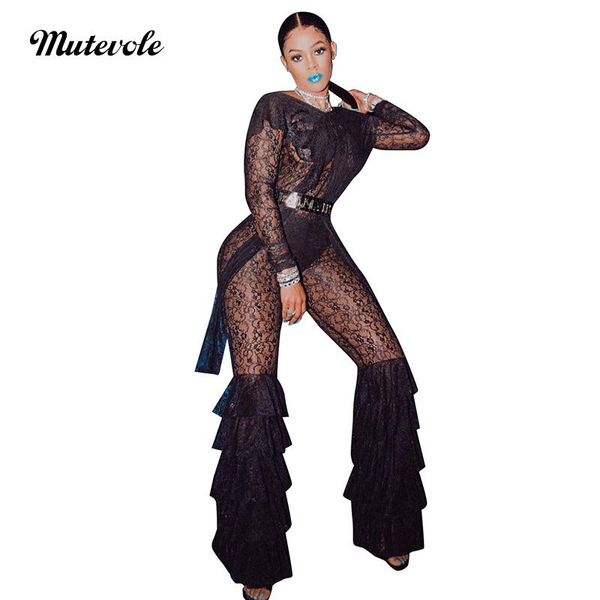 women's jumpsuits & rompers mutevole see through mesh lace jumpsuit women open back party romper bodycon long sleeve ruffle, Black;white
women's jumpsuits & rompers mutevole see through mesh lace jumpsuit women open back party romper bodycon long sleeve ruffle, Black;white