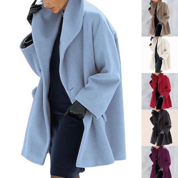 women's jackets women shawl collar buttons hooded autumn winter warm long outerwear coats plus size casual solid office ladies overcoat, Black;brown
women's jackets women shawl collar buttons hooded autumn winter warm long outerwear coats plus size casual solid office ladies overcoat, Black;brown