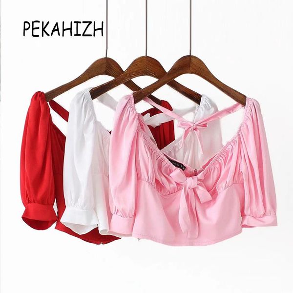 summer crop vintage puff sleeve white blouse woman shirts casual ruffle korean fashion women 2021 women's blouses &
summer crop vintage puff sleeve white blouse woman shirts casual ruffle korean fashion women 2021 women's blouses &
