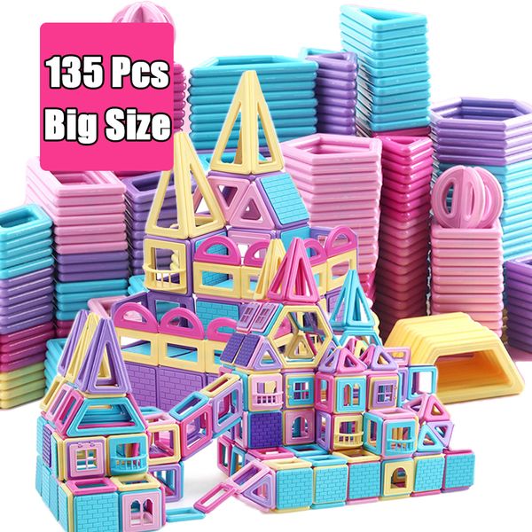 big size magnetic designer construction magnet building blocks accessories educational constructor toys for children
big size magnetic designer construction magnet building blocks accessories educational constructor toys for children