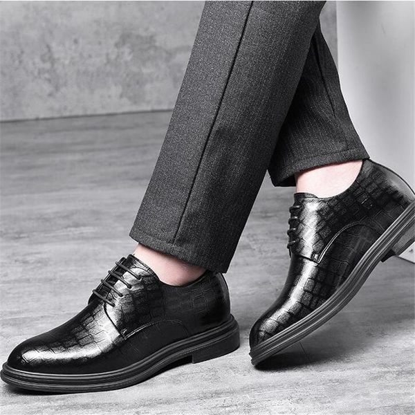 dress shoes man formal leather genuine 6/8cm elevator for men suit classic elegant brown black business shoe
dress shoes man formal leather genuine 6/8cm elevator for men suit classic elegant brown black business shoe