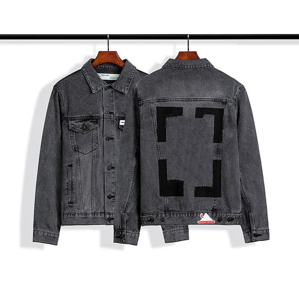 fashion denim jacket mens womans off style white slim fit short hip hop casual coats ow clothing arrows letters quality, Black;brown
fashion denim jacket mens womans off style white slim fit short hip hop casual coats ow clothing arrows letters quality, Black;brown