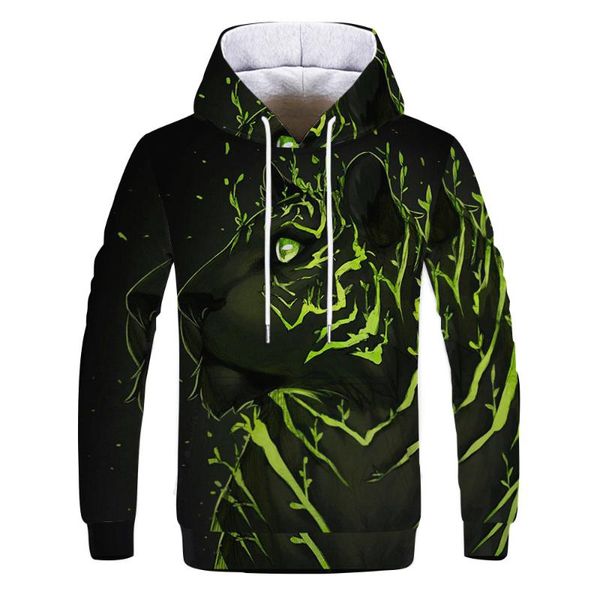 men's autumn and winter casual 3d hoodie with lion tiger theme pattern, comfortable warm clothes, loose oversized size, hoodies & sweat, Black
men's autumn and winter casual 3d hoodie with lion tiger theme pattern, comfortable warm clothes, loose oversized size, hoodies & sweat, Black