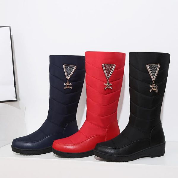 boots classic down female big size wedges snow winter warm metal women knee high casual shoes woman long, Black
boots classic down female big size wedges snow winter warm metal women knee high casual shoes woman long, Black