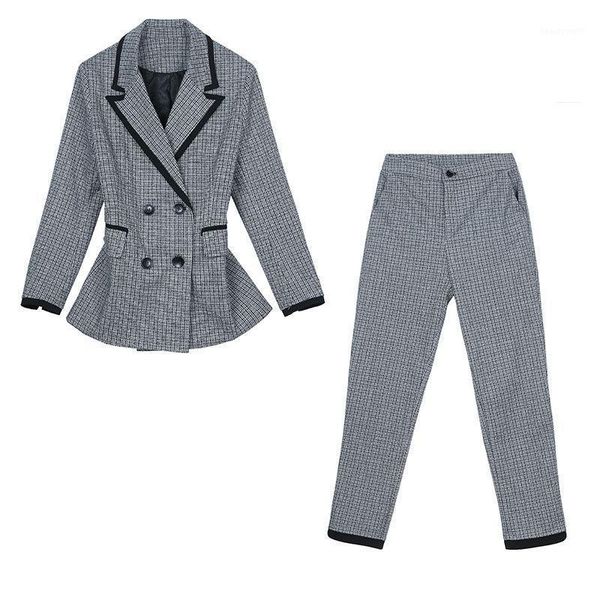 women's suits & blazers pants elegant woman autumn and winter the korean version fashion casual professional suit women with two pieces, White;black
women's suits & blazers pants elegant woman autumn and winter the korean version fashion casual professional suit women with two pieces, White;black
