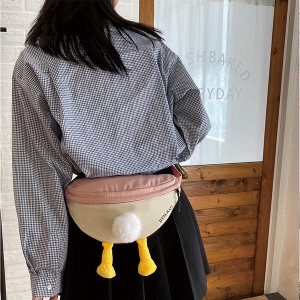 super cute hairball chest bag fashion color matching women simplicity soft canvas designer waist bags
super cute hairball chest bag fashion color matching women simplicity soft canvas designer waist bags
