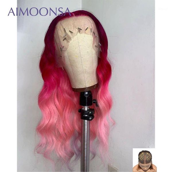 transparent lace wigs pink wig colored human hair body wave ombre for black women t part remy 130%1, Black;brown
transparent lace wigs pink wig colored human hair body wave ombre for black women t part remy 130%1, Black;brown