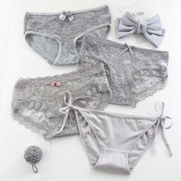 women's panties 4 pcs/lot briefs grey 2pcs lace 2 pcs cotton fashion comfortable girls large size mid-low waist underwear, Black;pink
women's panties 4 pcs/lot briefs grey 2pcs lace 2 pcs cotton fashion comfortable girls large size mid-low waist underwear, Black;pink